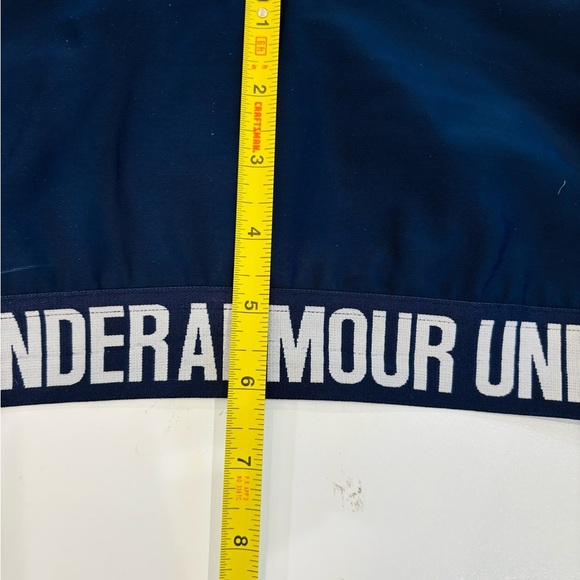 Under Armour Navy and White Sports Bra size Medium - Picture 5 of 6